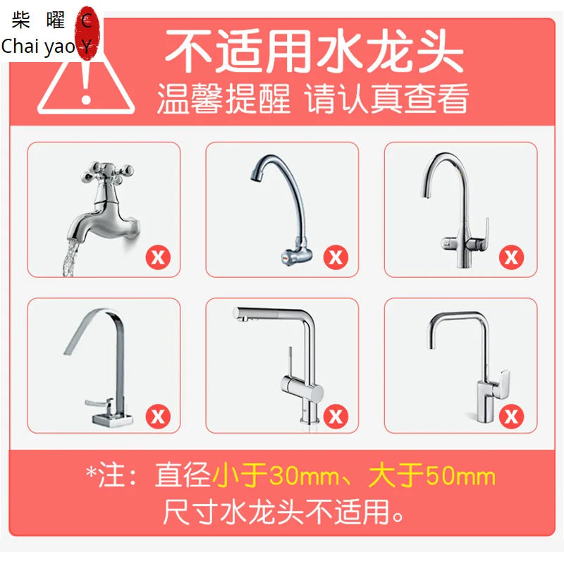 Personnages de dessins anime qui s'accroche au robinet